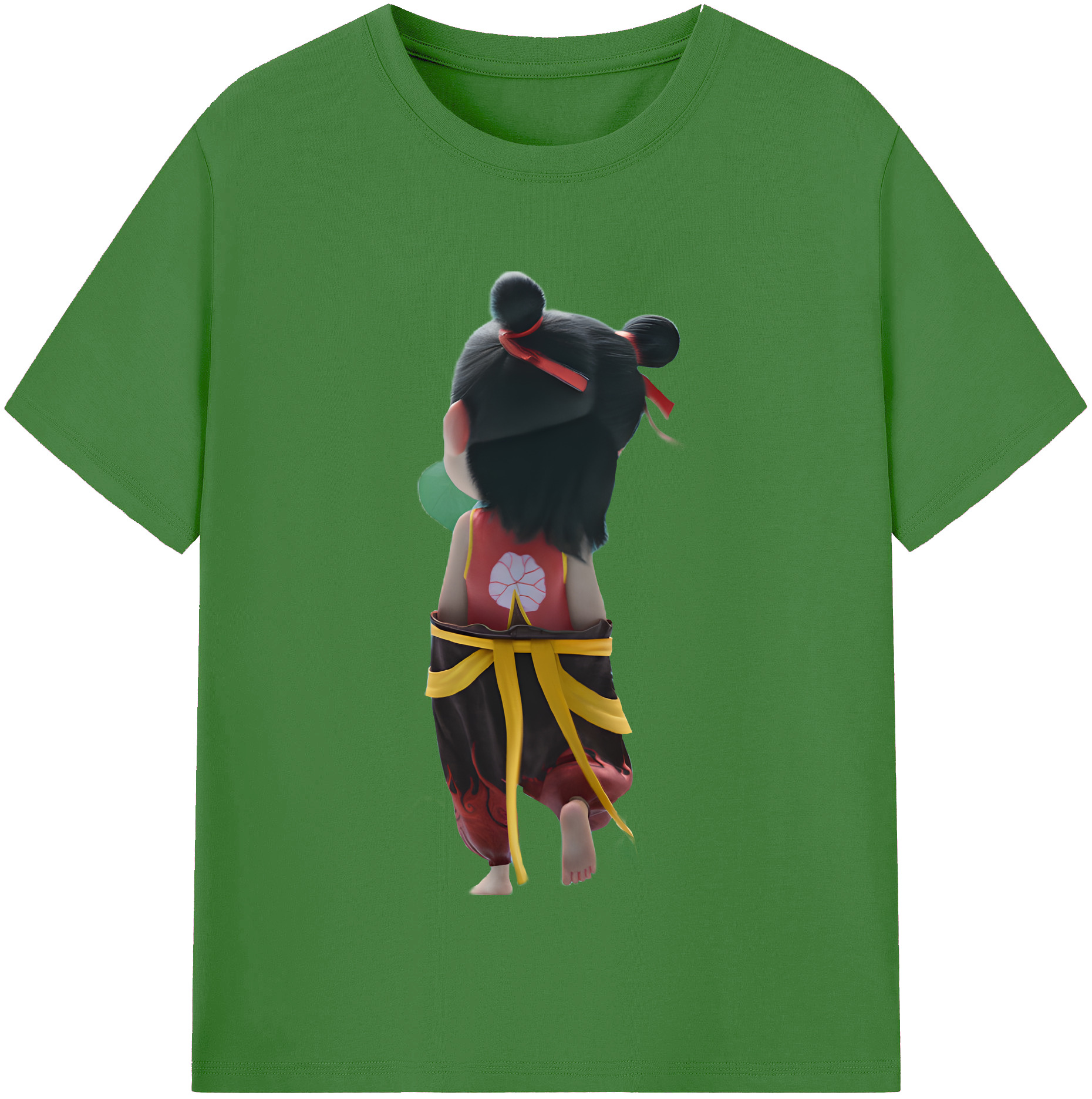 （画像用） Ne Zha 2 ナタ 魔童の大暴れ レディースカジュアルプリントTシャツ（綿100％）